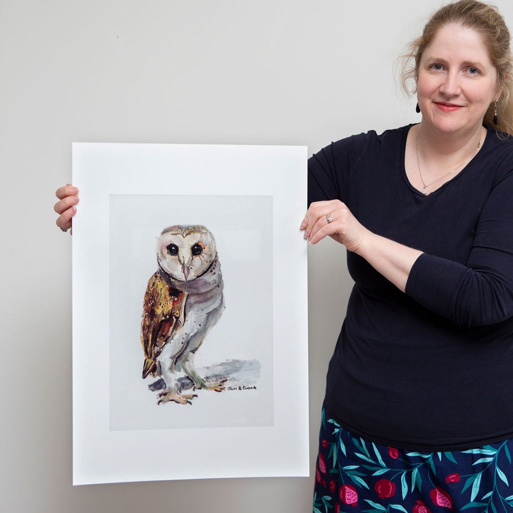 Australian Barn Owl Limited-Edition Fine Art Print (Signed & Numbered)