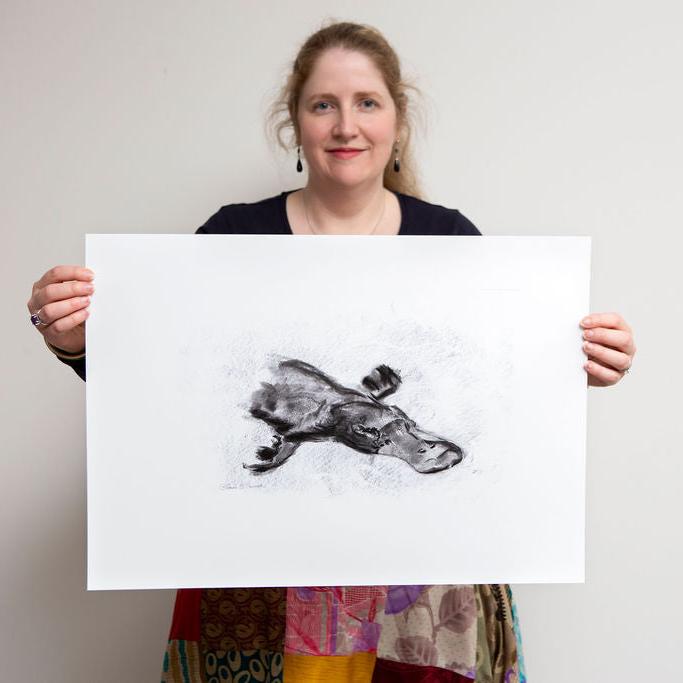 Canberra Platypus Limited-Edition Fine Art Print (Signed & Numbered)