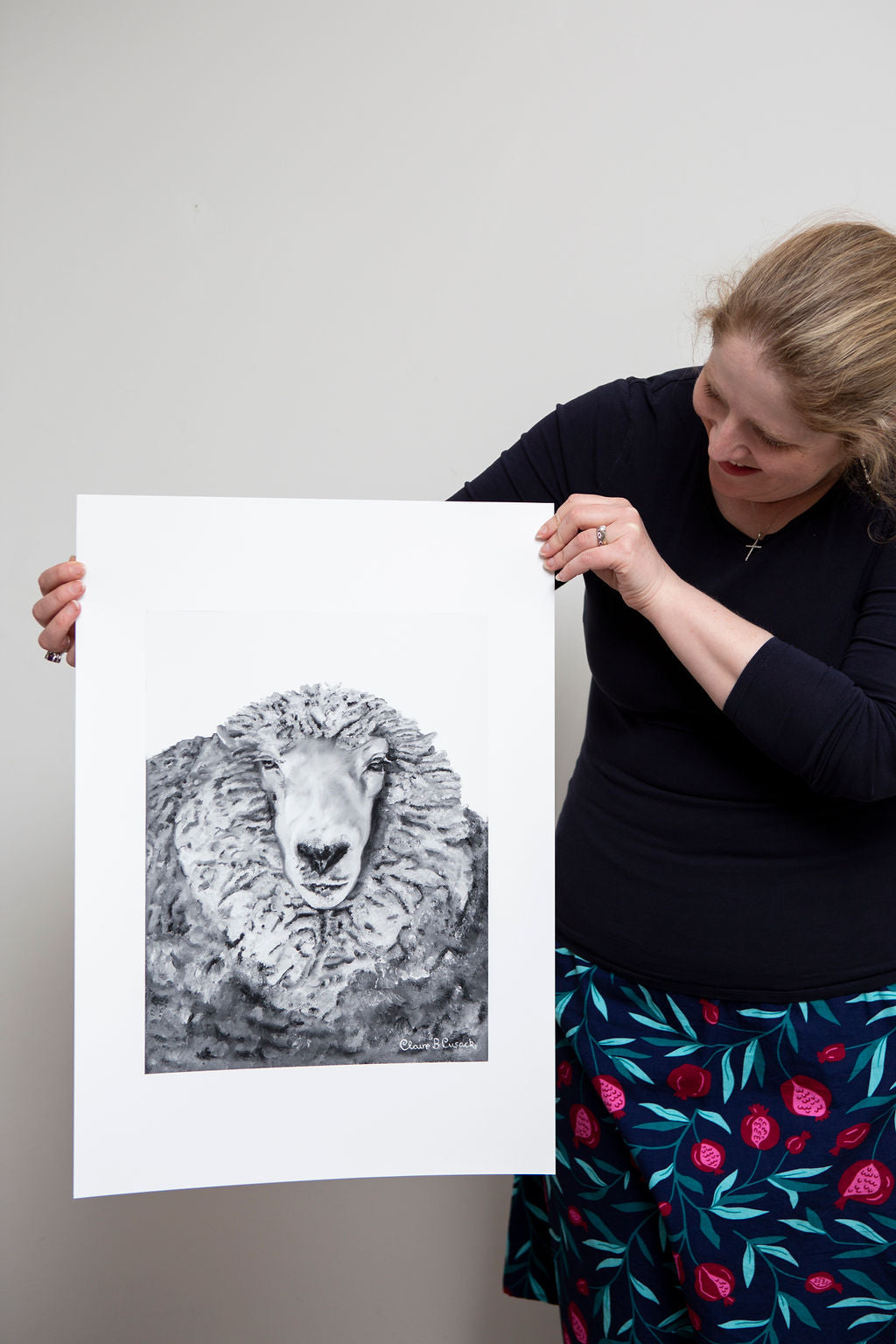 Sparky the half Merino Sheep Limited-Edition Fine Art Print (Signed & Numbered)