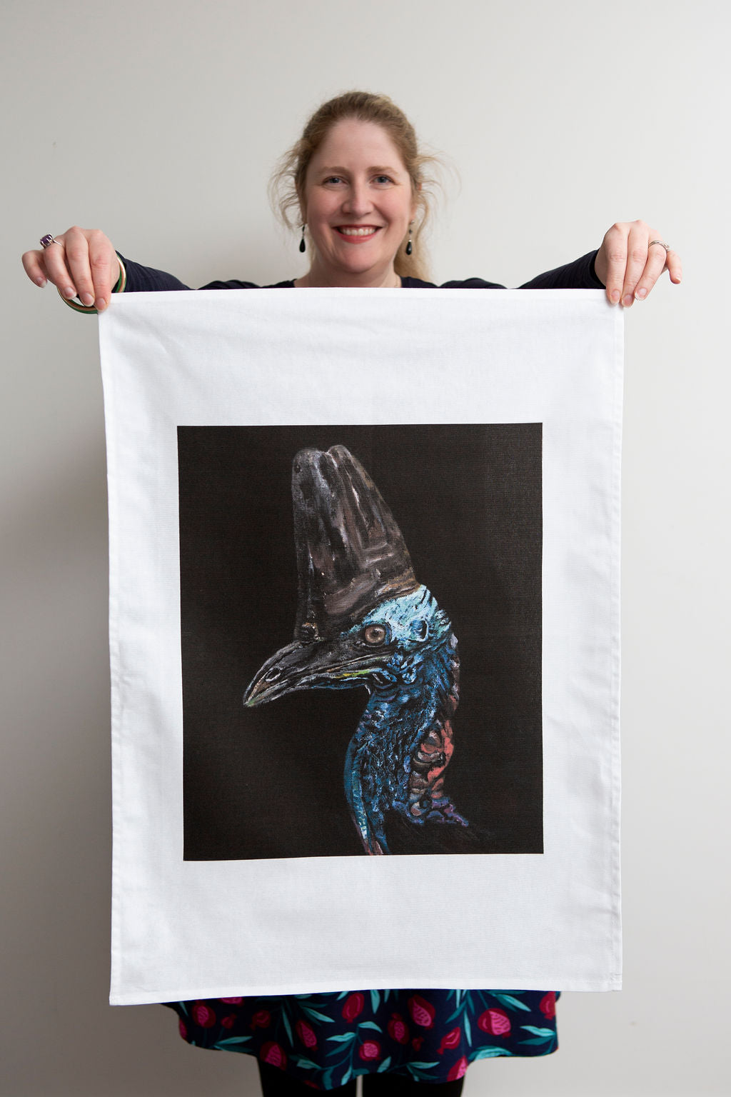 Cassowary Tea Towel