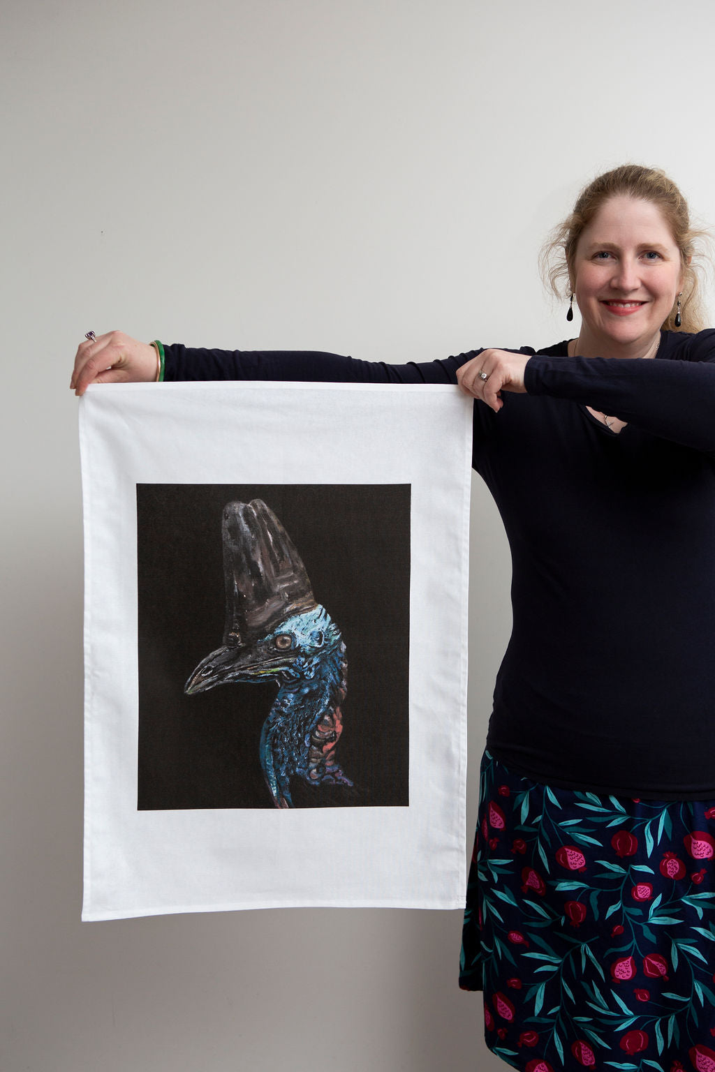 Cassowary Tea Towel