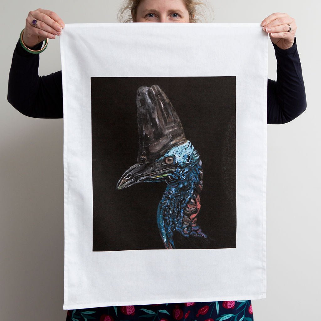 Cassowary Tea Towel