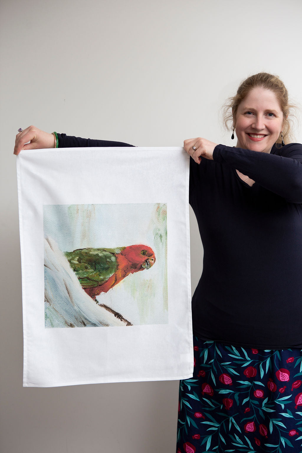 King Parrot Tea Towel