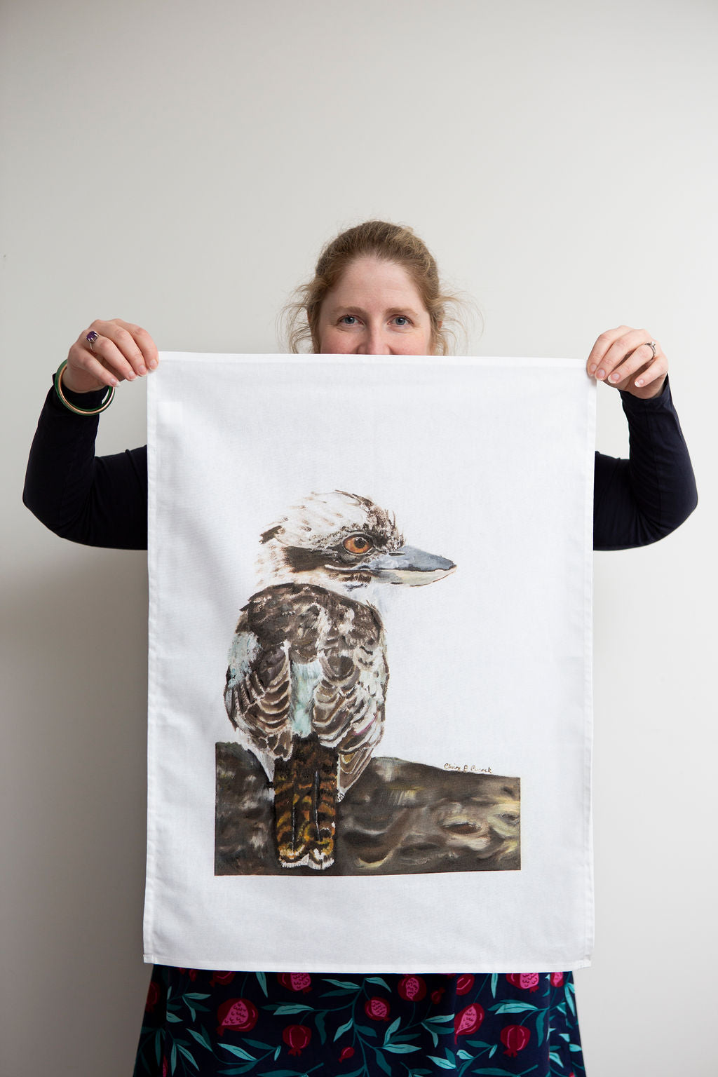 Kookaburra Tea Towel