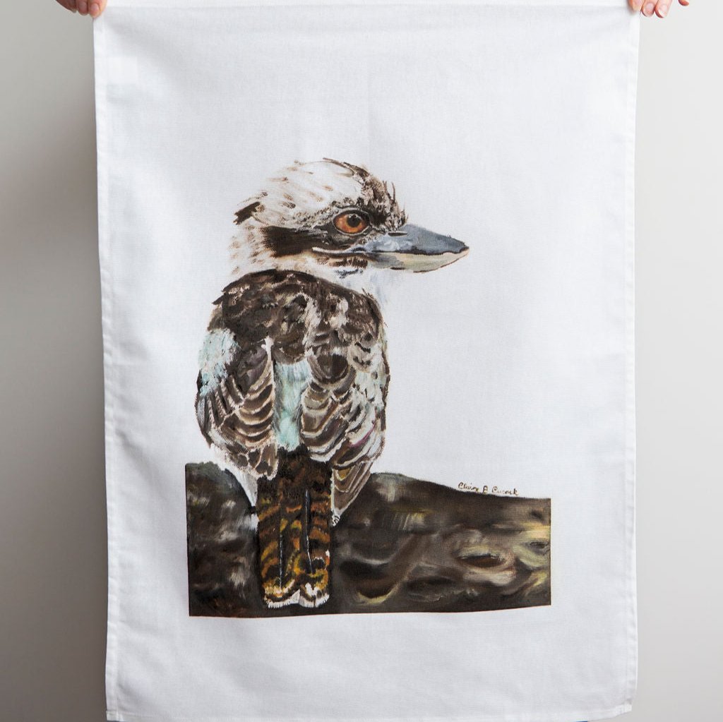 Kookaburra Tea Towel