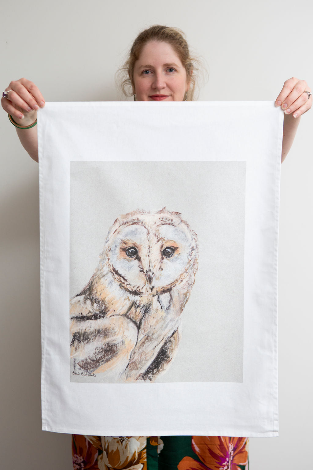 Brown Owl Tea Towel