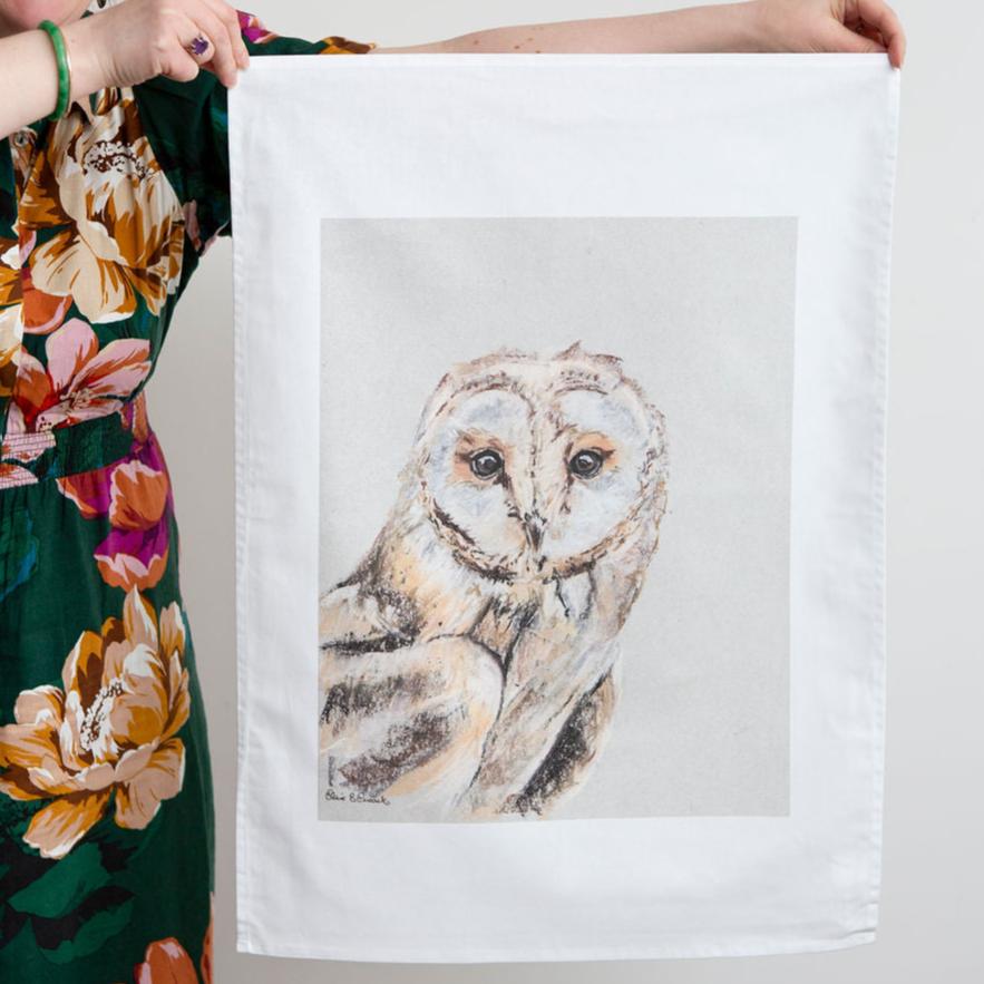 Brown Owl Tea Towel