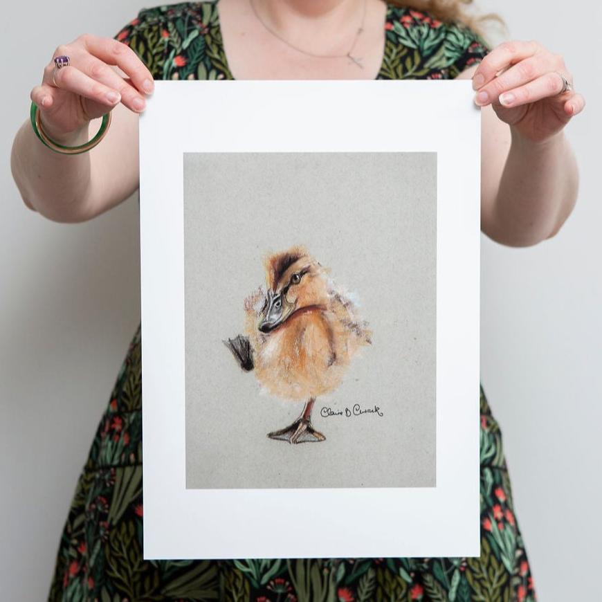Duckling Limited-Edition Fine Art Print (Signed & Numbered)
