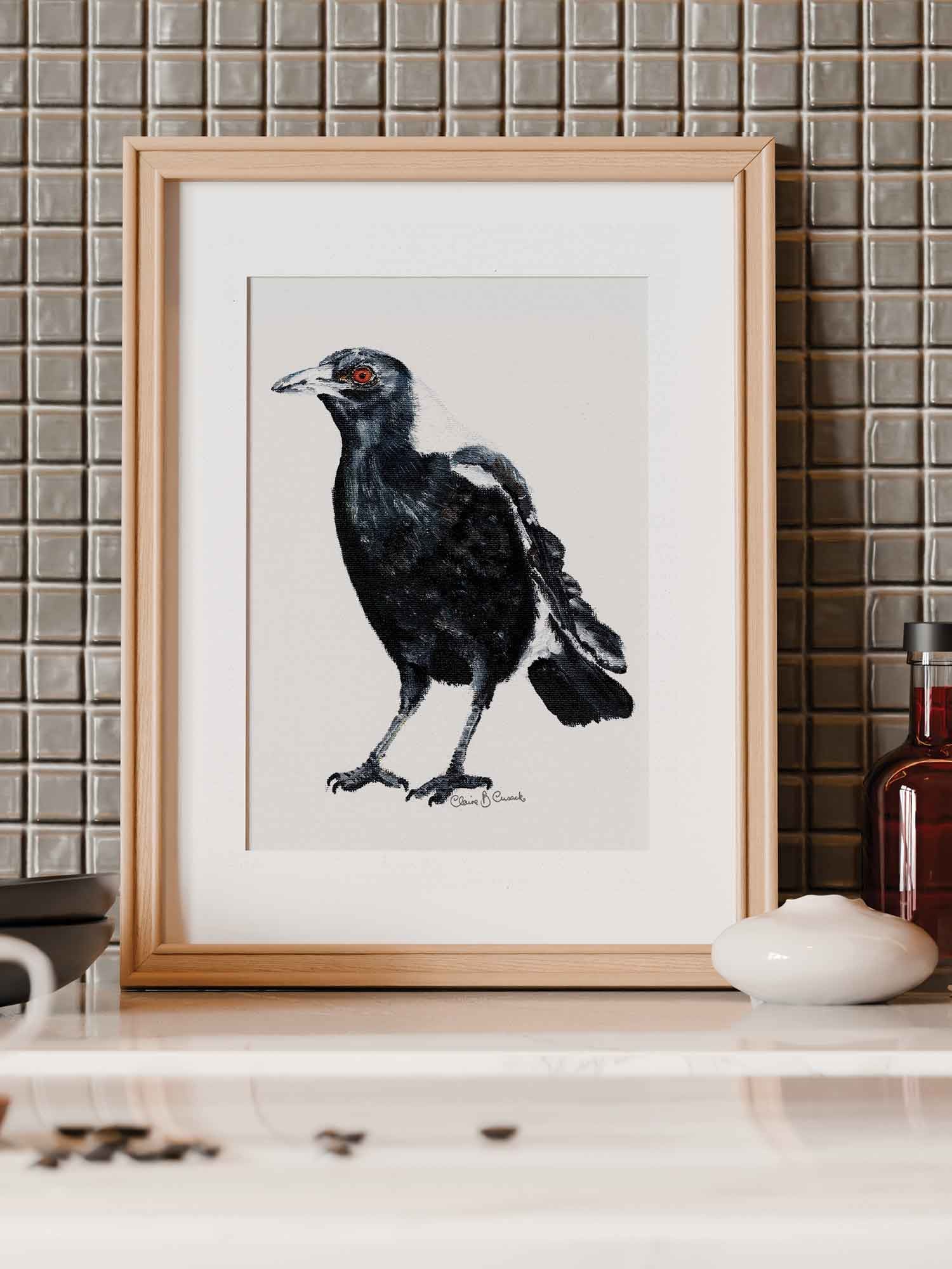 Iconic Magpie Print