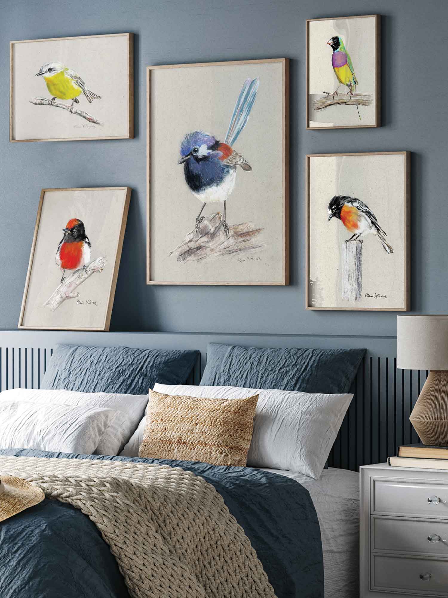 Blue Breasted Fairy-wren – Australian wildlife gift