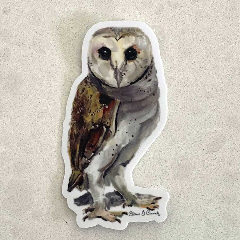 Australian Barn Owl Sticker