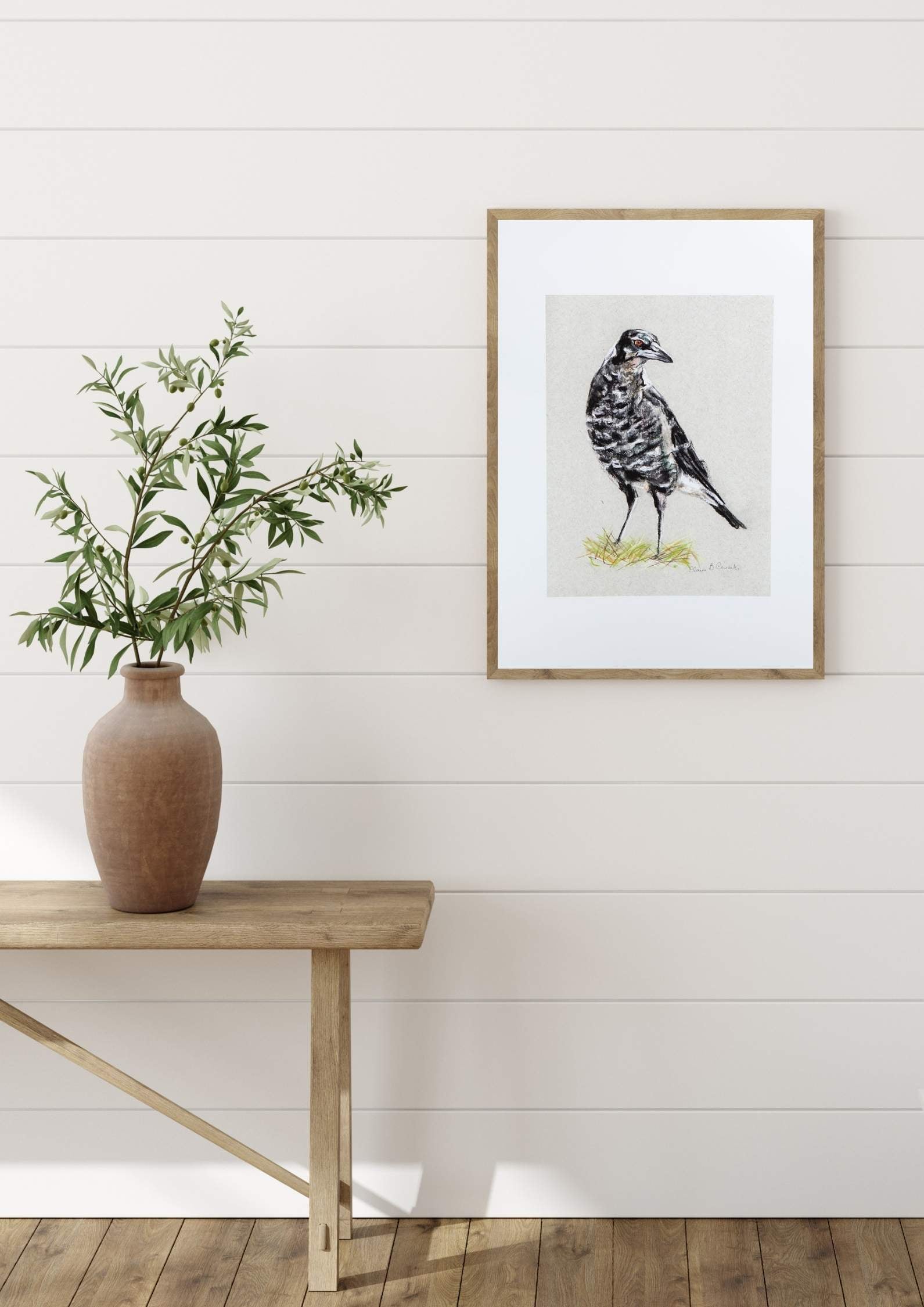 Baby Magpie Limited-Edition Fine Art Print (Signed & Numbered)