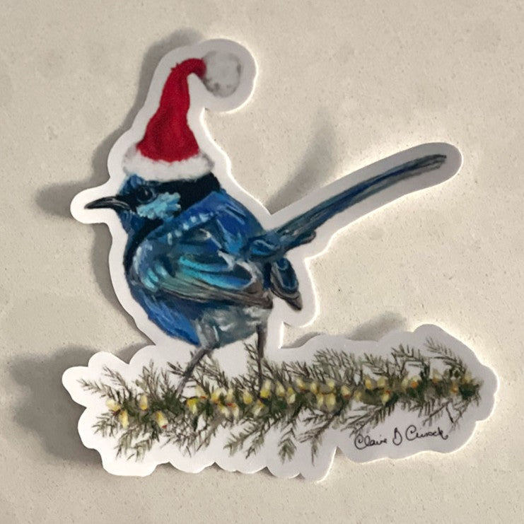 Little Christmas Wren Sticker