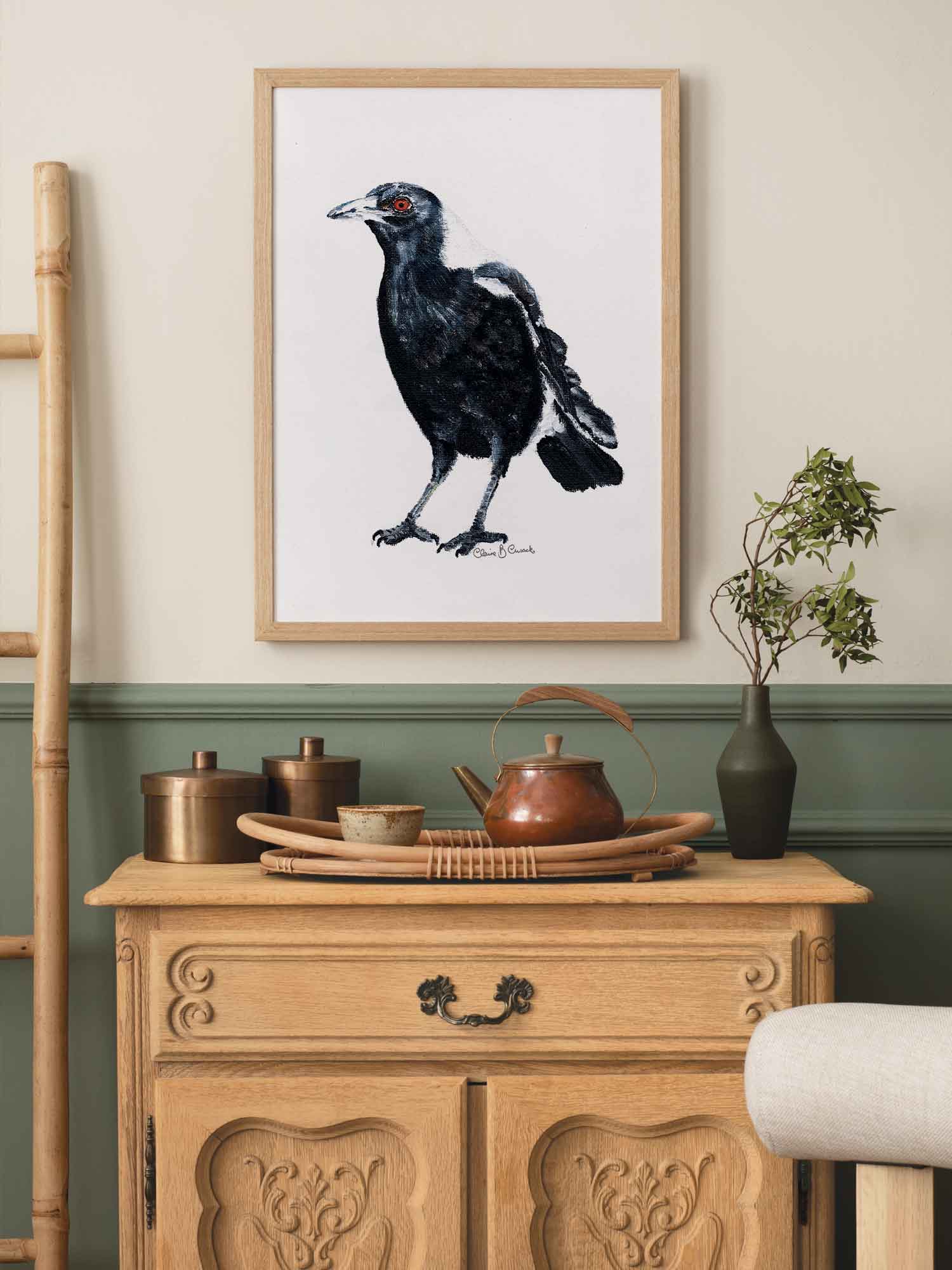 Iconic Magpie Print