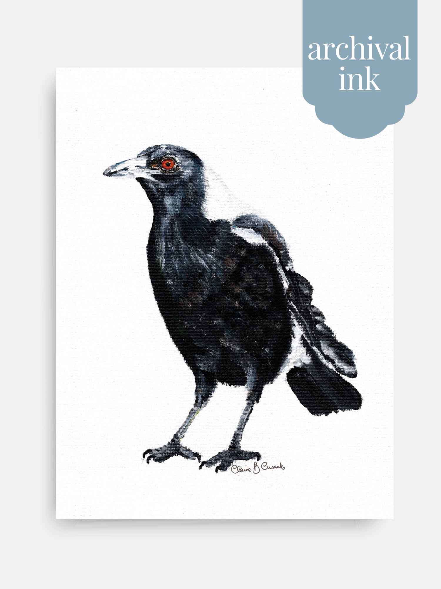 Iconic Magpie Print