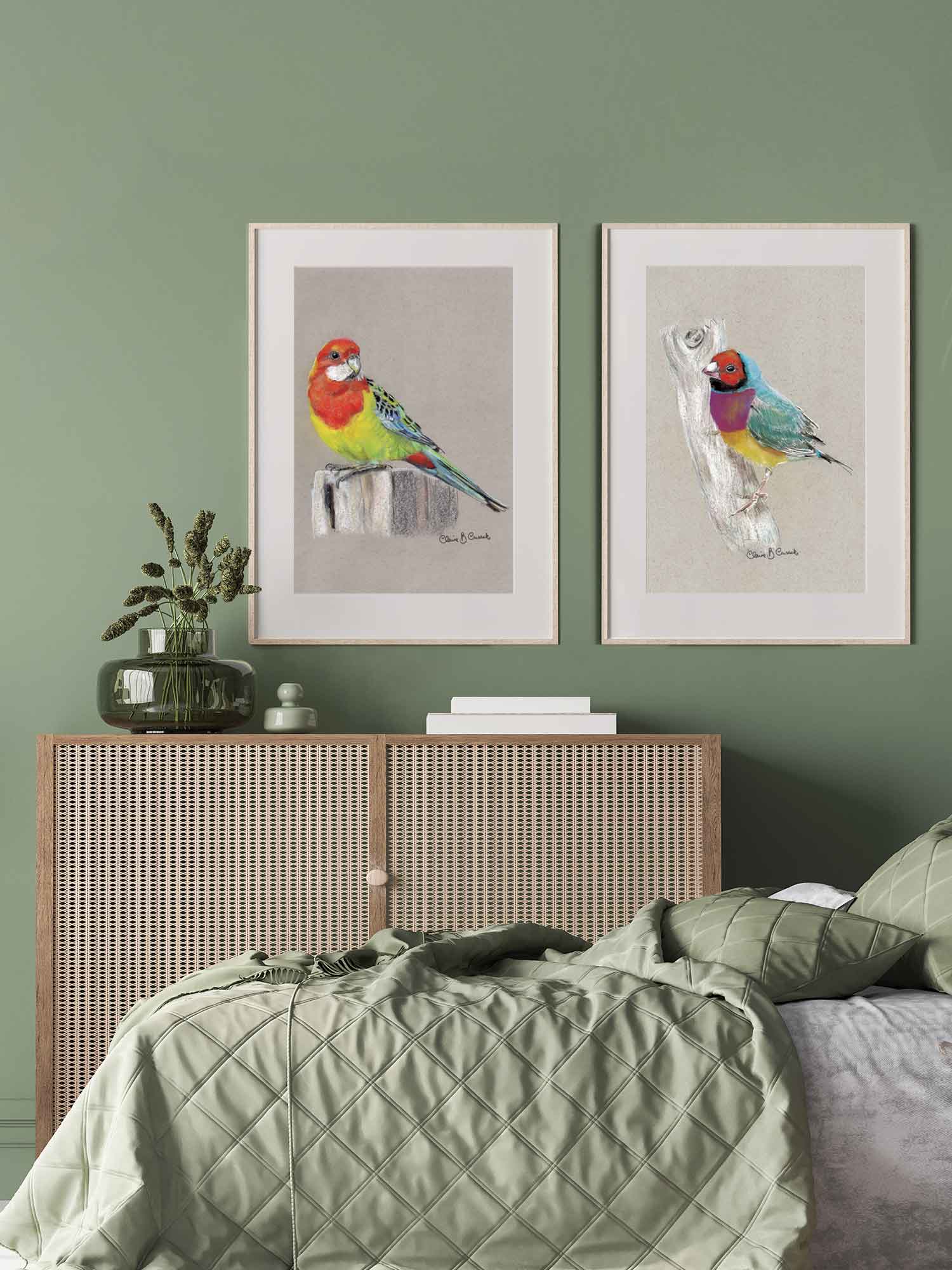 Eastern Rosella – Australian Parrot Artwork